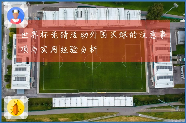 世界杯竞猜活动外围买球的注意事项与实用经验分析